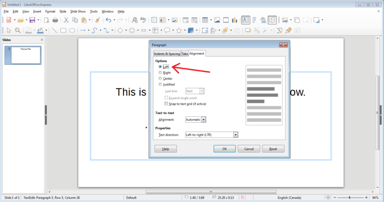 Guide Libreoffice Impress Part Text Boxes And Images