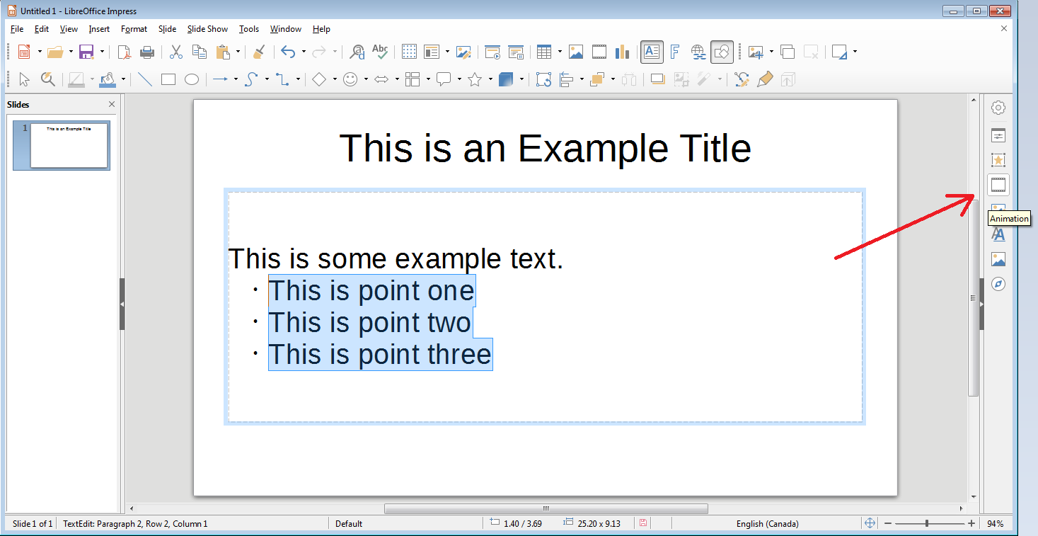 Guide Libreoffice Impress Part Animations And Slides Freezenet Ca