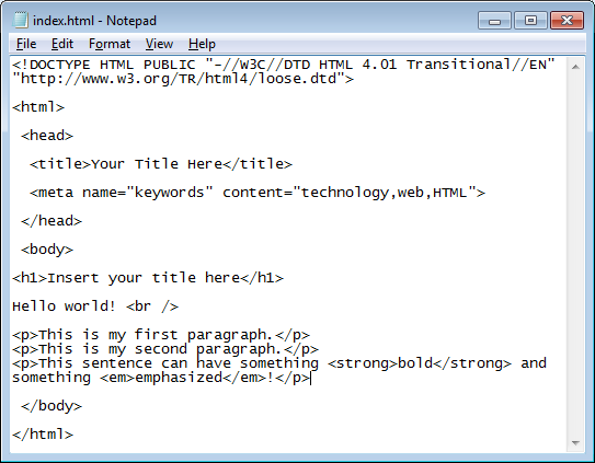 How To Write Plain Simple Html Images And Photos Finder